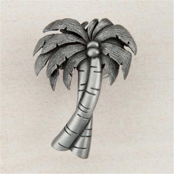 Acorn Mfg Acorn Manufacturing DQ1PP Artisan Collection Palm Tree Knob; Antique Pewter DQ1PP - main